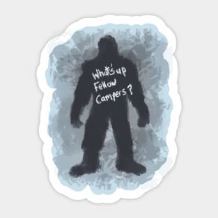 Bigfoot wants to hangout Sticker